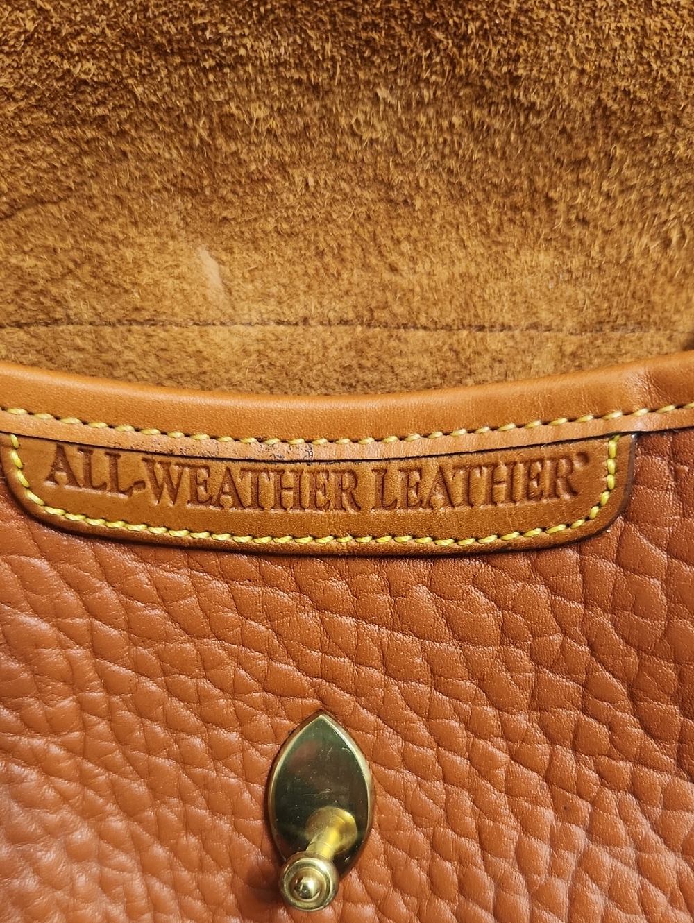 Vintage Dooney & Bourke Leather Calvery Mini Belt Bag Crossbody Bag - Picture 9 of 16